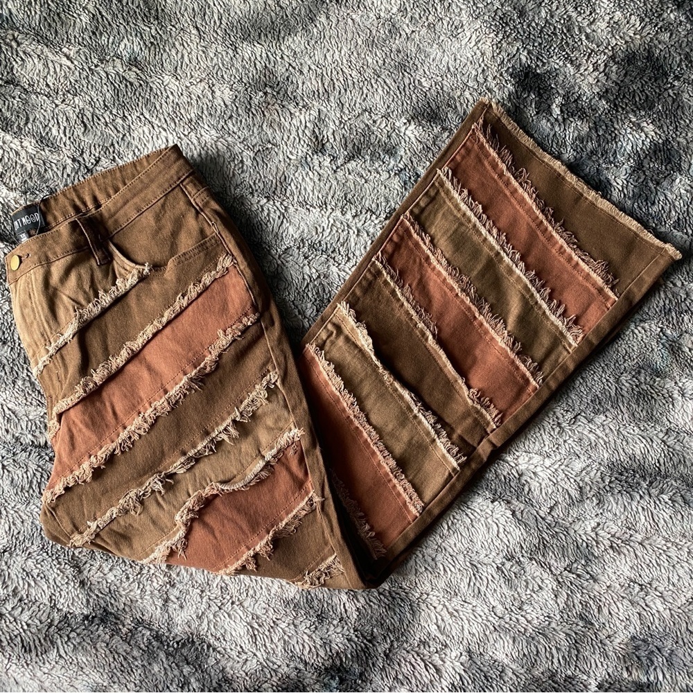 Dolls Kill Ride The Wind Patchwork Jean - Picture 9 of 11
